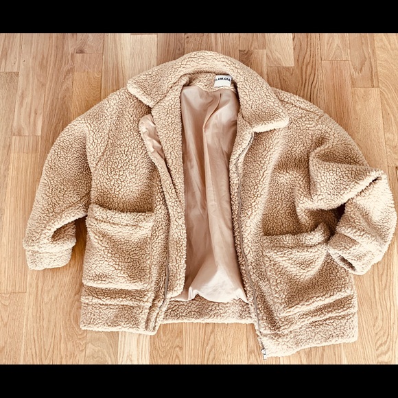 I.AM.GIA Jackets & Coats Iamgia Womens Oversized Teddy Coat In